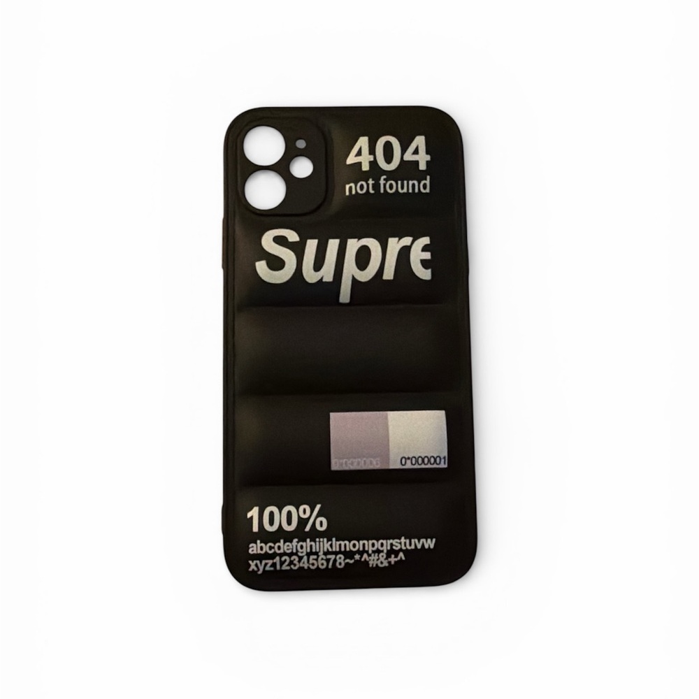 Supre 404 Not Found Puff Jacket iPhone 11 Pro Max Case